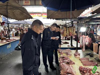 泸州市龙马潭区开展假劣肉制品专项整治突击执法检查